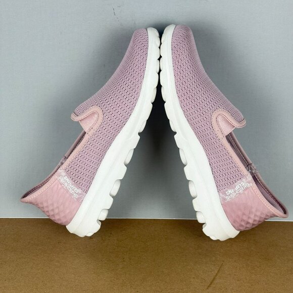 Skechers Slip-Ins Go Walk 5 Joy Vela Shoes Womens 6 Mauve Pink Memory Foam - Picture 7 of 11